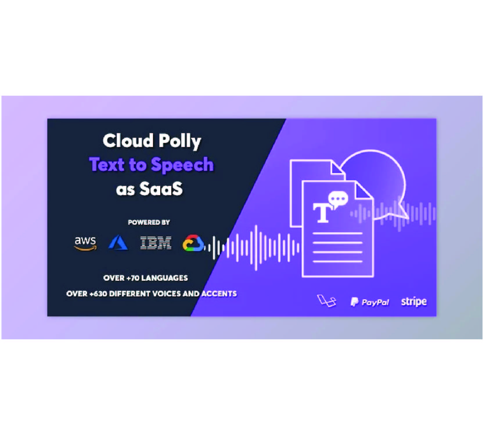Cloud Polly - 终极文本转语音 SaaS